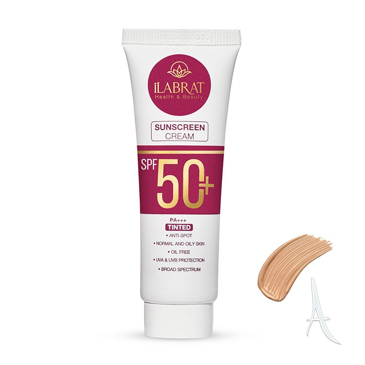 کرم ضد آفتاب رنگی ضد لک ایلابرت اس پی اف 50 بژ طبیعی